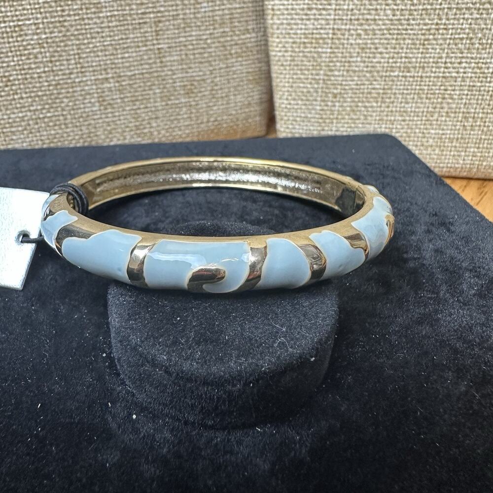 Sequin Nordstrom Multicolor Gold Tone Statement Enamel Bangle Bracelet # 426